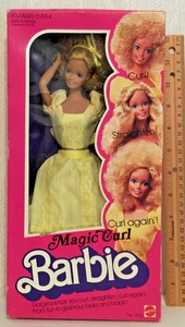 1981 Mattel #3856 MAGIC CURL BARBIE - NUOVO CON SCATOLA (Q9) - Foto 1 di 12