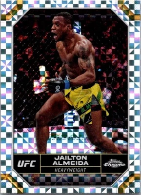 2024 Topps Chrome UFC #86 Jailton Almeida X-Fractor - Image 1 of 2