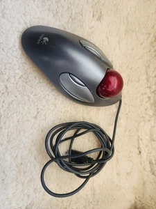 Logitech Marble Optical Trackball Ergonomic Roller Ball Mouse Right-Left Hand - Picture 1 of 1