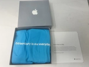 Apple Employee T-Shirt Short Sleeve 'Extraordinary Is Our Everyday' Sz XL Blue - Picture 1 of 3