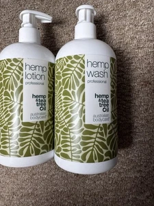 Australian Bodycare Hemp Body Wash & Lotion 2 x 500ml | Brand New | RRP £21 | - Picture 1 of 4