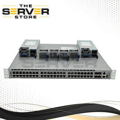 Arista 7048-A Gigabit Switch 48xRJ45(100/1000) 4xSFP+(1/10GbE) ZTP DCS-7048T-A-R - Image 1 of 3