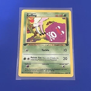 Pokemon Koffing 58/82 WotC Team Rocket 1ª Edición Común LP - Imagen 1 de 10