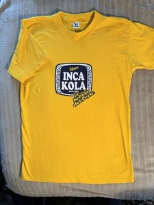 Inca Cola Soft Drink Shirt Size Medium/Small Llama - Picture 1 of 2