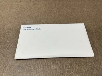 1978 ~ Uncirculated UNITED STATES  SET  OF  12 COINS - From 2 Mints ~ Sealed pac - Image 1 of 3