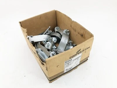Box of 18 New Cooper B-Line B2015PAZN 3" Rigid Conduit Clamps 3-1/2" OD - Image 1 of 4