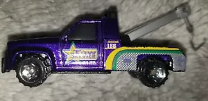 1987 Matchbox GMC Wrecker Truck 188 1:72 B33 Purple Tow Service 24 Hr LOOSE RARE - Picture 1 of 10