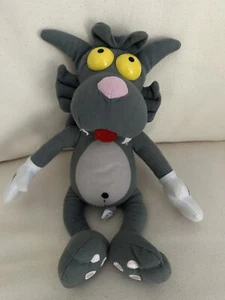 2015 The Simpsons SCRATCHY the Cat 10.5" Character Plush Itchy & Scratchy Show - Picture 1 of 3