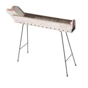 Barbecue Fornacella Cuoci spiedini arrosticini carne pesce 75 CM acciaio inox - Imagen 1 de 7