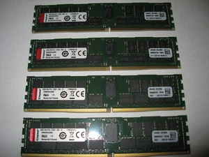 128GB MATCHED SET OF 4 Kingston Memory 32GB 2Rx4 PC4-2933Y-RB2-12 KSM29RD4/32MEI - Picture 1 of 1