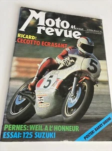 Magazine Moto revue N° 2264 1976 Ossa 250 désert Suzuki GT125 Roca coupe Kawa - Imagen 1 de 12
