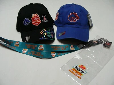 BOISE STATE BRONCOS - 2014 Fiesta чаша лот - 2 бейсболки и ремень! - Изображение 1 из 4