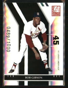 Bob Gibson 2004 Donruss Elite #181 /1000 Baseball Card