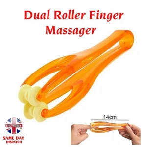 Dual Rollers Rolling Finger Joints Massage Hand Massager for Keyboard User MW - Picture 1 of 1