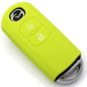 Schlüsselhülle MAA Limegreen Silikonschutz Autoschlüssel Cover Fernbedienung - Picture 1 of 4