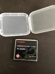 Genuine CANON CompactFlash Card FC-32MH - Picture 1 of 2