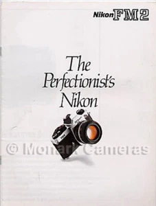 Nikon FM2 Camera + Lens Dealer Sales Brochure from 1982, More Catalogues Listed - Picture 1 of 3