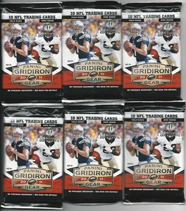 Paquete al por menor de 10 tarjetas de fútbol americano Lol 0f 6 - 2011 Panini Gridiron Gear - Imagen 1 de 1