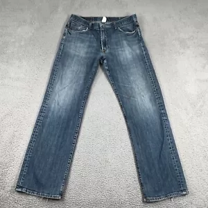 VTG Lucky Brand Dungarees Mens Jeans Size 36 Boot Leg Cut Blue Made in USA - Picture 1 of 16