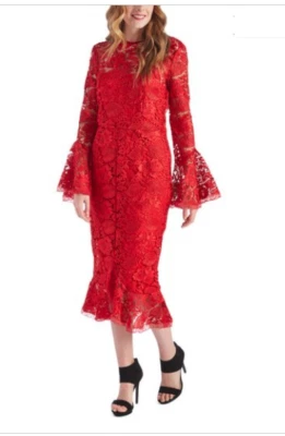 ВЫПУСК Нью-Йорк кружева ангел рукав платье (размер L) - Изображение 1 из 3