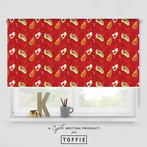 58- Retro 70's 2 Printed Roller Blind - various sizes, blackout FREE UK delivery - Picture 1 of 4