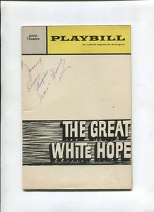 Vintage Broadway PLAYBILL 1969 THE GREAT WHITE HOPE James Earl Jones - Picture 1 of 2