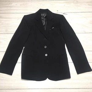 Kasper Blazer Womens Black 3 Button Suit  Petite Size 2 - Picture 1 of 9