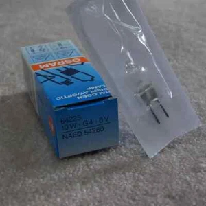 OSRAM Halogen Optic Lamp Medical Instrument Bulb 64225 G4 6V 10W Microscope Lamp - Picture 1 of 1