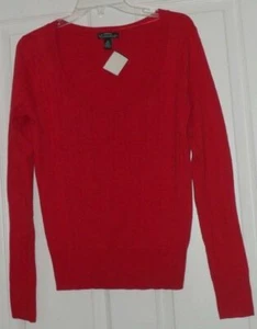 ***SUÉTER ZENA ESSENTIALS TALLA M JERSEY ROJO LIGERO NUEVO CON ETIQUETAS - Imagen 1 de 1
