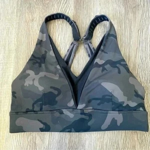 Zyia Forest Camo verstellbarer Mesh Sport BH grau schwarz Camouflage: XS - Bild 1 von 7
