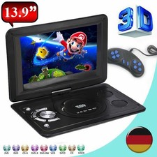 13.9 Zoll Tragbarer DVD Spieler Kopfstütze Portable Player Monitore Bildschirm