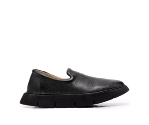 MARSÈLL Intagliata Chunky Sole Black Leather Loafers Men's Sz IT 42 - Picture 1 of 10