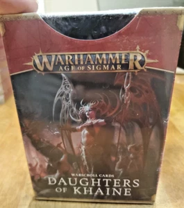 Games Workshop Warhammer Age of Sigmar : Warscroll Daughters of Khaine Cards - Picture 1 of 6