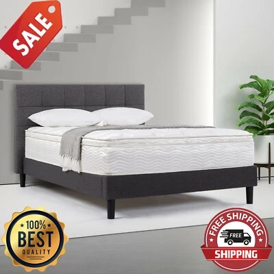 COLCHÓN DE ESPUMA VISCOELÁSTICA 12 PULGADAS Soporte de resorte Híbrido Zinus Twin Completo Queen King Foto 1 de 4