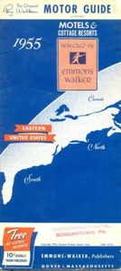 1955 Emmons Walker Motor Guide - Eastern US - hotels, motels, maps, sightseeing - Picture 1 of 1