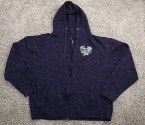 Disney Women Sweater XXL Blue Mickey Mouse Disneyland Sweatshirt Hoodie - Picture 1 of 8