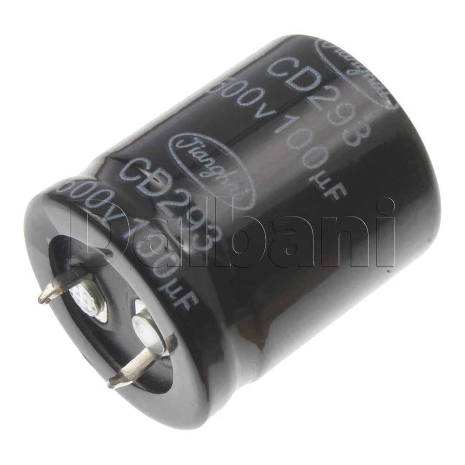 18-01-0358 Condensador Snap in 500V 100UF 85C 25X31MM Foto 1 de 1