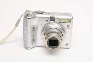 Canon Powershot A550 7.1MP Digital Point&Shoot, Case, 16MB SD, Boxed, Tested - Picture 1 of 12
