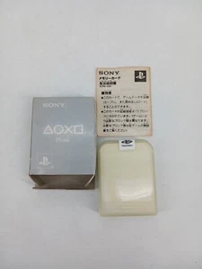 Sony PlayStation PS One 1 PSone Memory Card Light Gray SCPH-1020 NEW SEALED - Picture 1 of 8