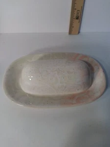 Pfaltzgraff Blush Accents Covered Butter Dish light green pink...New...No Box - Picture 1 of 5