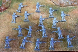 Lot: 14 Napoleonic Infantry Firing; 15mm Military Miniatures, Vintage Wargame - Foto 1 di 2