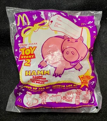 Toy Story 2 - Hucha HAMM Dispensador de Caramelos 1999 MCDONALDS Sellado Nunca Abierto Foto 1 de 2