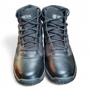 Tactical Performance 13D Black ASTM F2413-11 Tactical Steel Toe Safety Boots - Picture 1 of 7