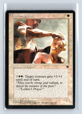 (3x) ICATIAN PRIEST – MTG Magic the Gathering Card – Fallen Empires – Uncommon - Image 1 of 4