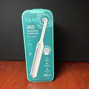 quip 360 Spazzolino Elettrico Ricaricabile Oscillante + Custodia da Viaggio (1063) Nuovo - Foto 1 di 5