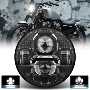 5-3/4" 5.7 5inch LED Hi/Lo Beam Headlight for Motorcycle Bike Projector Lamp - Picture 1 of 13