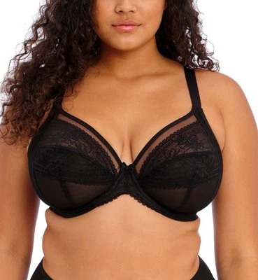 Elomi 301602 Kendra Plunge Underwire Bra Black Size US 40K / UK 40H - Image 1 of 3