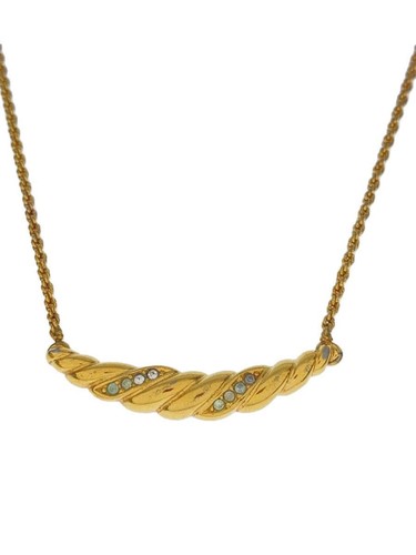 Collana Christian Dior strass GLD top donna