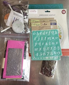 Jewelry Making Tools Arts & Crafts Stencils DIY Supplies Embroidery Kit New - Picture 1 of 15