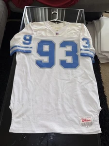 Maglia Jerry Ball Detroit Lions Game Worn taglia 52 Wilson uso maniche alt - Foto 1 di 7